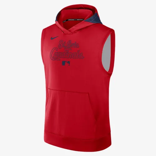 St. Louis Cardinals Authentic Collection Men’s Nike Dri-FIT MLB Sleeveless Pullover Толстовка з капюшоном колір червоний