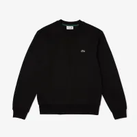Кофта/футболка Lacoste Organic Brushed хлопковыесвитшот SH9608-031 -  Черная