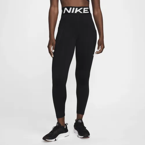 Nike Pro Sculpt женская С высокой Талией 7/8 лосины с карманамицвет черный
