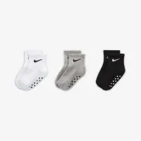 Nike Core Swoosh Toddler Gripper носки Box набор (3 пары) цвет серый