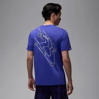 Nike Jordan Sport мужские Dri-FIT футболка цвет фиолетовый