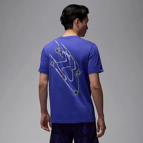 Nike Jordan Sport мужские Dri-FIT футболка цвет фиолетовый