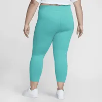 Nike Sportswear Classic жіноча З високою талією 7/8 лосіни (великі розміри) колір зелений