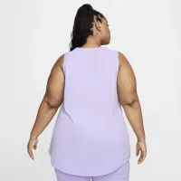 Nike Dri-FIT женская Tank (большие размеры) цвет фиолетовый