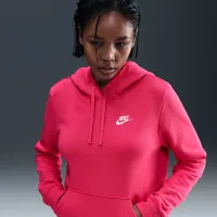 Nike Sportswear Club Fleece женская Pullover Толстовка с капюшоном Pink