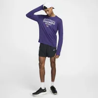 Nike Element мужские Dri-FIT Running Crew цвет фиолетовый