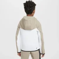 Nike Sportswear Tech Fleece Big дитячі Full-Zip Толстовка з капюшоном колір білий