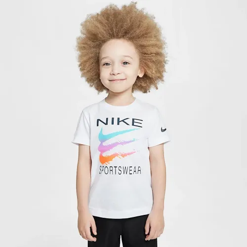 Nike Sportswear Toddler Sportswear Swoosh футболка цвет белый