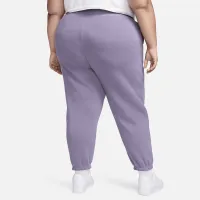 Nike Sportswear Phoenix Fleece женская С высокой Талией оверсайз Sweatpants (большие размеры) цвет фиолетовый