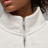 Nike Jordan Flight Fleece жіноча Quarter-Zip Top колір білий