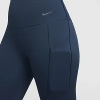 Nike Universa жіноча Medium-Support З високою талією Full-Length лосіни з кишенямиблакитний