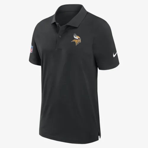 Minnesota Vikings Sideline чоловічі Nike Dri-FIT NFL Polo колір чорний