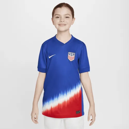 USMNT 2024 Stadium Away Big детские Nike Dri-FIT Soccer Replica Jersey синий