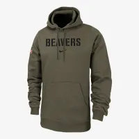 Oregon State Club Fleece мужские Nike College Толстовка с капюшоном цвет зеленый