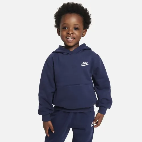 Nike Sportswear Club Fleece Toddler Pullover Толстовка з капюшоном блакитний