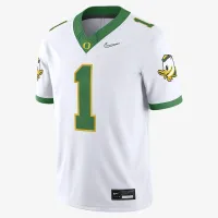 Oregon Ducks мужские Nike Dri-FIT College Game Jersey цвет белый