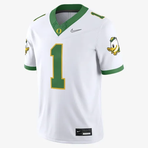 Oregon Ducks мужские Nike Dri-FIT College Game Jersey цвет белый