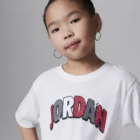 Nike Jordan Jumpman Twinkle Little дитячі French Terry шорти комплект колір червоний