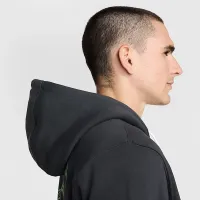 Nike Club мужские Full-Zip Fleece Толстовка с капюшоном цвет серый
