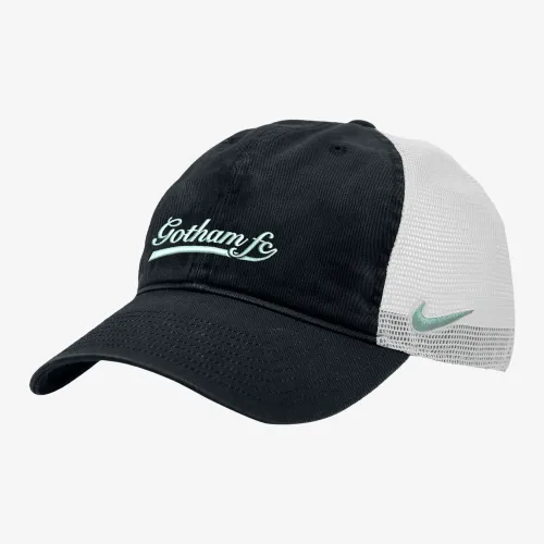Gotham FC Heritage86 Nike Soccer Trucker Hat колір чорний