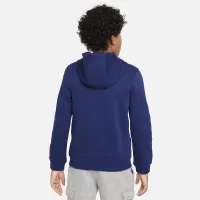 Nike U.S. Club Fleece Big детские Full-Zip Толстовка с капюшоном синий