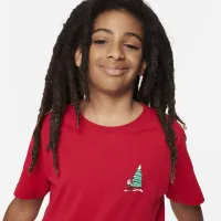 Nike Sportswear Big детские футболка цвет красный