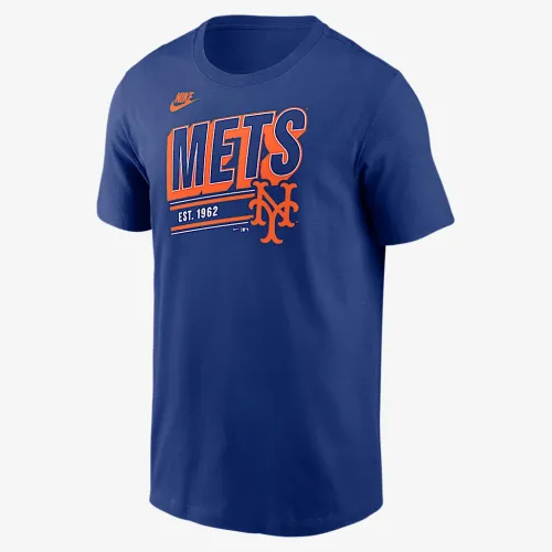 New York Mets Cooperstown Retro мужские Nike MLB футболка синий