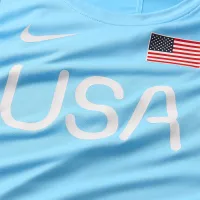 USA One женская Nike Dri-FIT Running Tank синий