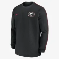 Georgia Bulldogs Sideline Coach чоловічі Nike College Long-Sleeve Top колір чорний