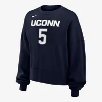 UConn Paige Bueckers Phoenix Fleece женская Nike Crew-Neck свитшот синий