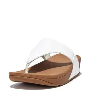 Japonki FitFlop Lulu Leather Toe-Post I88-024 - Білі