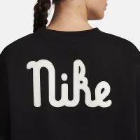 Nike Sportswear Phoenix Fleece женская оверсайз Crew-Neck свитшот цвет черный