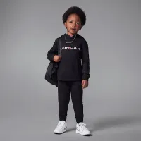 Nike Jordan Toddler 2-Piece Baseline Pullover Толстовка с капюшоном набор цвет черный