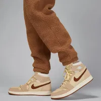 Nike Jordan Flight чоловічі High-Pile Fleece Pants колір коричневий