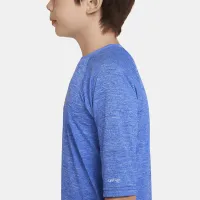 Nike Heather Big детские (для мальчиков) Half Sleeve Hydroguard синий