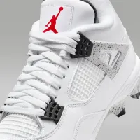 Nike Jordan 4 Retro TD Football Cleats колір білий