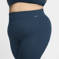 Nike Zenvy жіноча Gentle-Support З високою талією 7/8 лосіни (великі розміри) блакитний