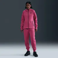 Nike Sportswear Tech Fleece Windrunner женская Full-Zip Толстовка с капюшоном цвет фиолетовый