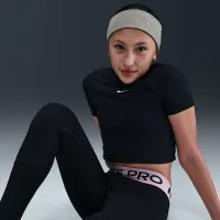 Nike Pro Dri-FIT Big детские (Girls') лосины цвет черный