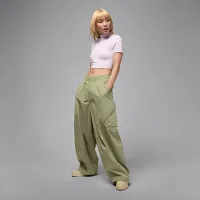 Nike Jordan Flight Chicago жіноча Parachute Pants колір коричневий