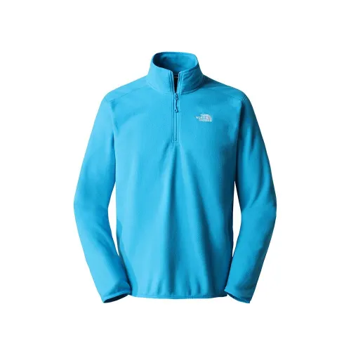 Кофта/футболка The North Face мужские Glacier Quarter-Zip Fleece 0A5IHPJA71 - Голубая