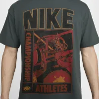 Nike Sportswear мужские Max90 футболка цвет зеленый