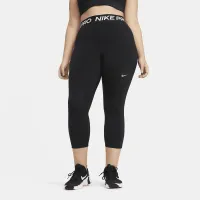 Nike Pro женская Mid-Rise Crop лосины (большие размеры) цвет черный
