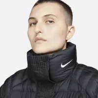 Nike Sportswear Swoosh Puffer PrimaLoft® женская Therma-FIT оверсайз Parka цвет черный