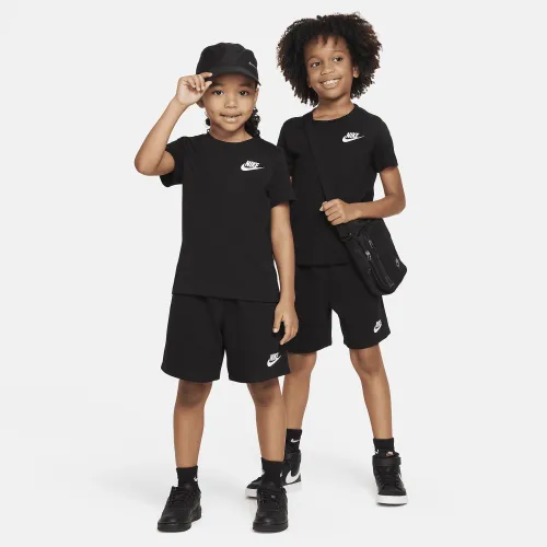 Nike Club Little дитячі Knit шорти комплект колір чорний