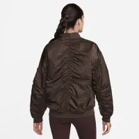 Nike Sportswear женская Reversible Varsity Bomber Куртка цвет коричневый
