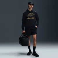 Nike мужские Wrestling Pullover Толстовка с капюшоном цвет черный