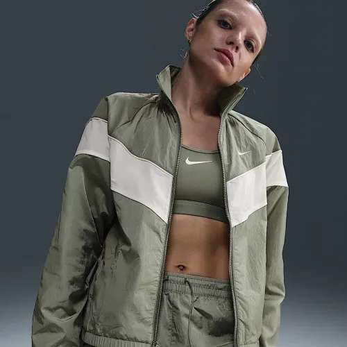 Nike Windrunner женская Loose UV Woven Full-Zip Куртка цвет зеленый