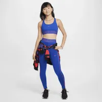 Nike Pro Girls' Dri-FIT Mid-Rise лосіни блакитний