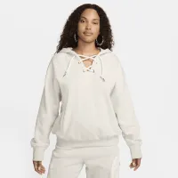 Nike Serena Williams Design Crew жіноча Fleece Pullover Толстовка з капюшоном колір сірий